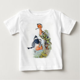 Camiseta de bebé de pájaros curados