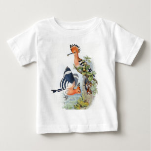 Camiseta de bebé de pájaros curados