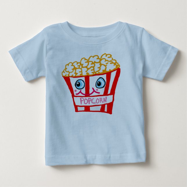 Camiseta De Bebé 🍿 de palomitas (Anverso)