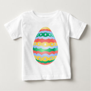 Camiseta de bebé de Pascua Camiseta de huevo de pa