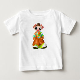Camiseta de bebé de payaso pequeño