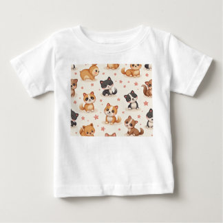 camiseta de bebé de perro