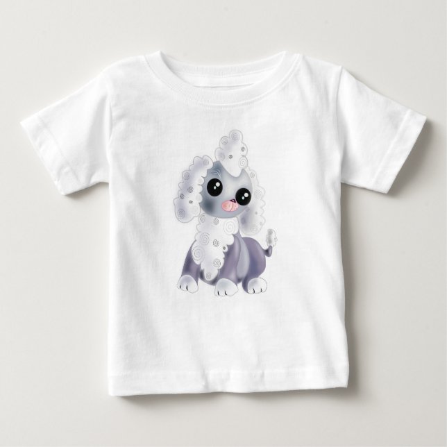 Camiseta de bebé de perro Mascota (Anverso)