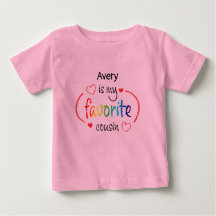 Camiseta de bebé de Personalizado favorito