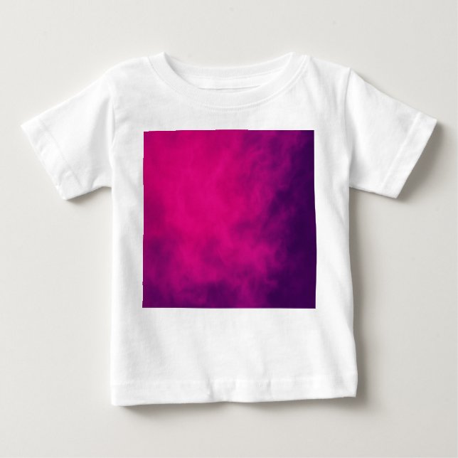 Camiseta de bebé de personalizado Magenta (Anverso)