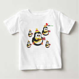 Camiseta de bebé de pingüino adorable