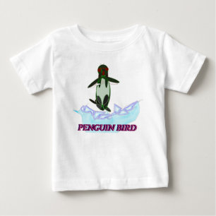 Camiseta de bebé de pingüino lindo