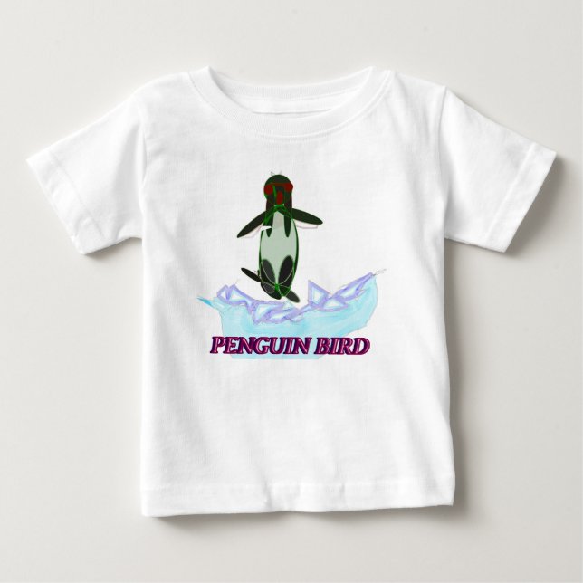 Camiseta de bebé de pingüino lindo (Anverso)