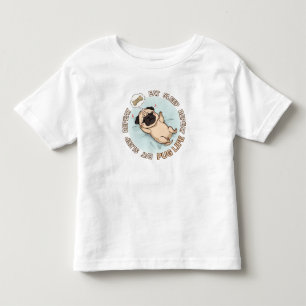 Camiseta de bebé de Pug durmiendo lindo Comer Do