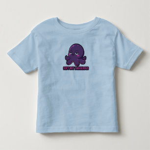 Camiseta de bebé de pulpo kawaii divertido somnoli