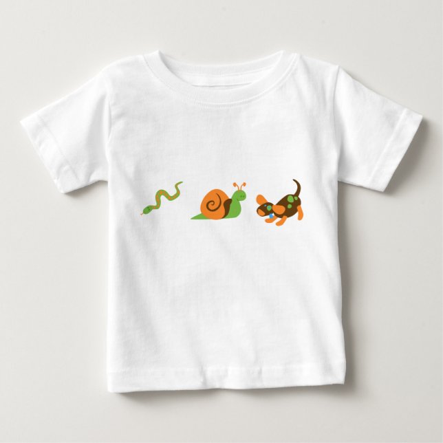 Camiseta De Bebé ¿De qué están hechos los niños pequeños? (Anverso)