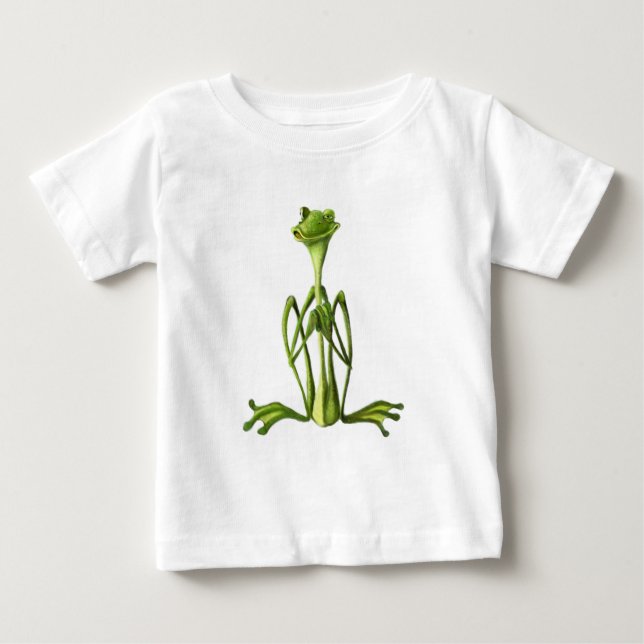 Camiseta de bebé de rana divertida (Anverso)