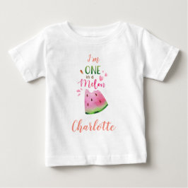 Camiseta de bebé de sandía Una camiseta de melón c