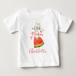 Camiseta de bebé de sandía Una camiseta de melón c