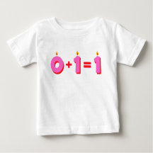 Camiseta de bebé de un primer cumpleaños rosado