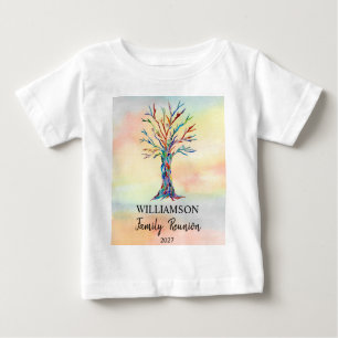 Camiseta de bebé de una familia reunificada