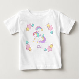 Camiseta de bebé de unicornio
