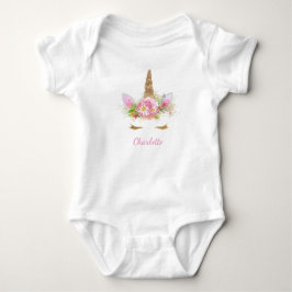 Camiseta de bebé de unicornio Camisetas de bebé co