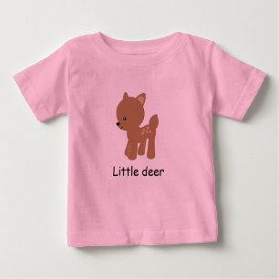 Camiseta de bebé de venado pequeño