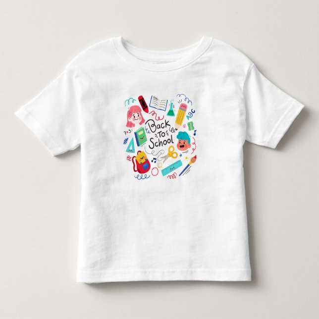 Camiseta De Bebé De vuelta a la escuela (Anverso)