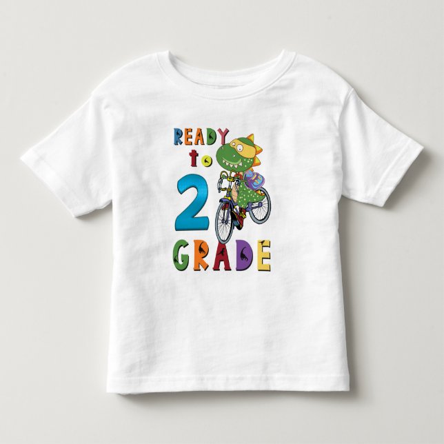 Camiseta De Bebé De Vuelta a la Escuela, 2do Grado (Anverso)