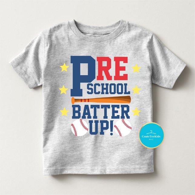 Camiseta De Bebé De vuelta a la escuela | Batería preescolar (Subido por el creador)