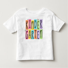 Camiseta De Bebé De Vuelta A La Escuela Kindergarten T-Shirt