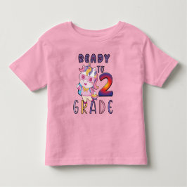 Camiseta De Bebé De Vuelta A La Escuela, Listo Para El Segundo Grad