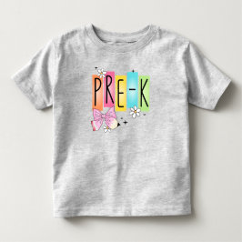 Camiseta De Bebé De Vuelta A La Escuela Pre-Kinder T-Shirt