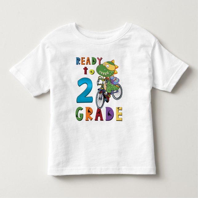 Camiseta De Bebé De Vuelta A La Escuela, Segundo Grado (Anverso)
