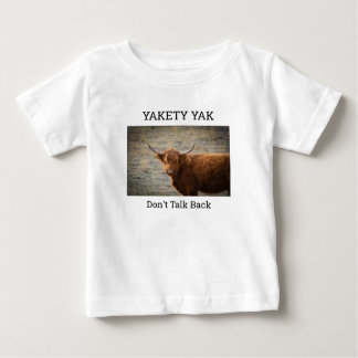 Camiseta de bebé de Yakety Yak (No vuelvas a habla