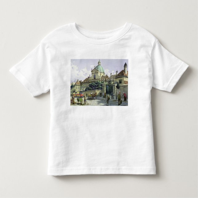 Camiseta De Bebé Debajo del palacio del belvedere en Viena (Anverso)