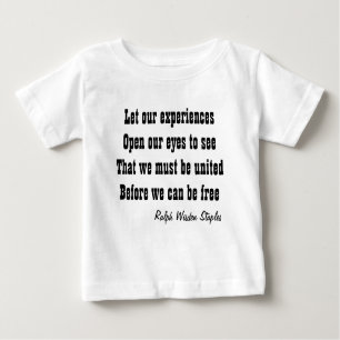 Camiseta De Bebé Debemos ser unidos