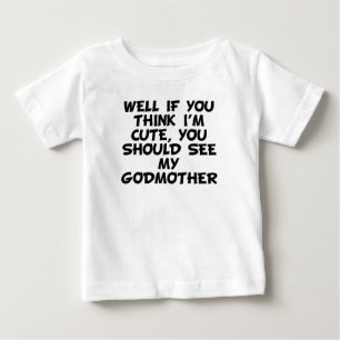 Camiseta De Bebé Deberías Ver A Mi Madrina