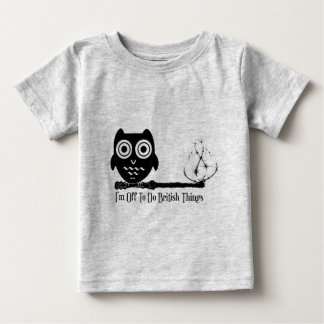 Camiseta De Bebé Debo apagado hacer cosas británicas