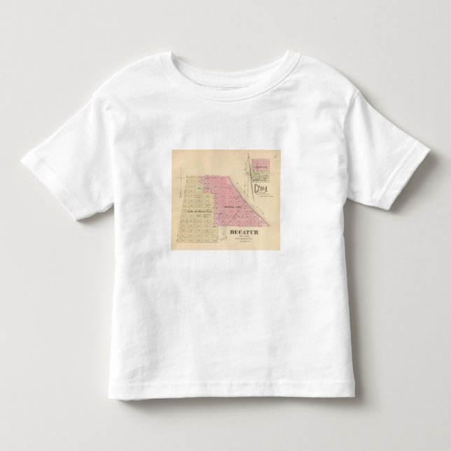 Camiseta De Bebé Decatur, Nebraska (Anverso)