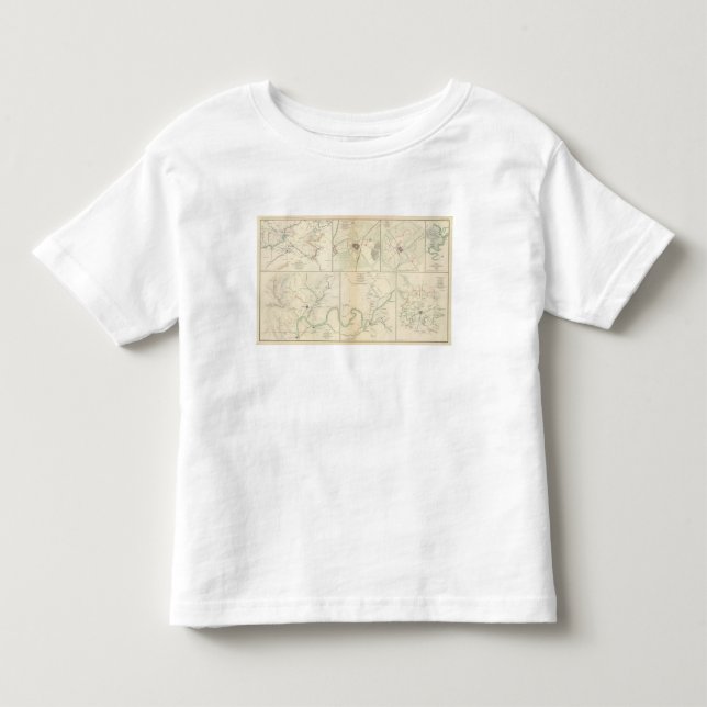 Camiseta De Bebé Decherd, Manchester, Tullahoma, jaspe (Anverso)