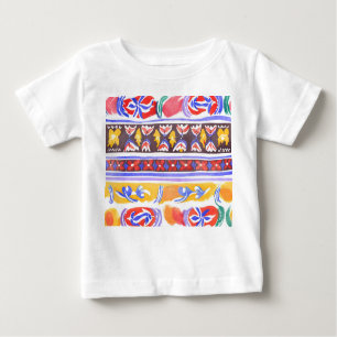 Camiseta De Bebé decoración tradicional rumana