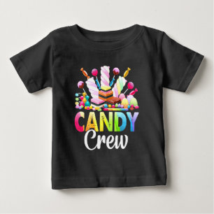 Camiseta De Bebé Decoraciones de Candy Land de Candy Crew Dulces