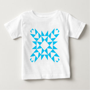 Camiseta De Bebé Decorativo 01 - Azul cielo