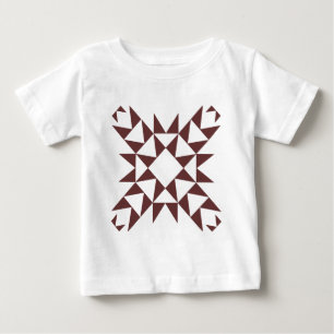 Camiseta De Bebé Decorativo 01 - Marrón oscuro