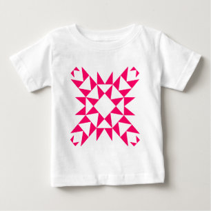 Camiseta De Bebé Decorativo 01 - Neon Red