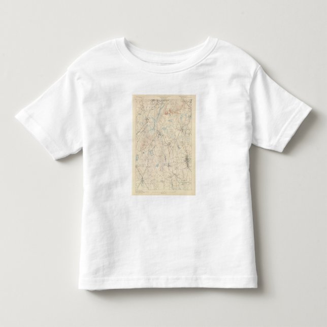 Camiseta De Bebé Dedham, Massachusetts (Anverso)
