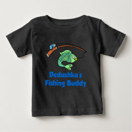 Camiseta De Bebé Dedushka Fishing Buddy