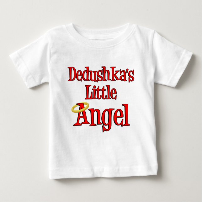 Camiseta De Bebé Dedushka Little Angel (Anverso)