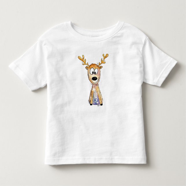 Camiseta De Bebé Deer caprichoso (Anverso)