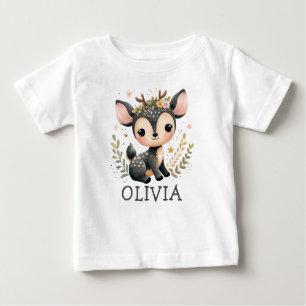 Camiseta De Bebé Deer de bebé lindo personalizado