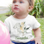 Camiseta De Bebé Deer Woodland de un año 1 cumpleaños<br><div class="desc">Este diseño puede ser personalizado en el área proporcionada cambiando la foto y/o el texto. O puede personalizarse haciendo clic en Personalizar esta plantilla y, a continuación, eligiendo la opción de hacer clic en el personalizar y eliminando o cambiando el color del fondo, agregando texto, cambiando el color o estilo...</div>