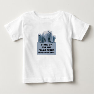 Camiseta De Bebé Defiende a los osos polares