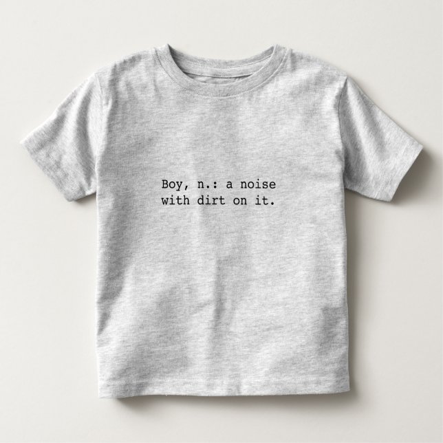 Camiseta De Bebé Definición de niño (Anverso)
